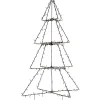 LED-koristekuusi Star Trading Foldy 1250x900x900mm musta