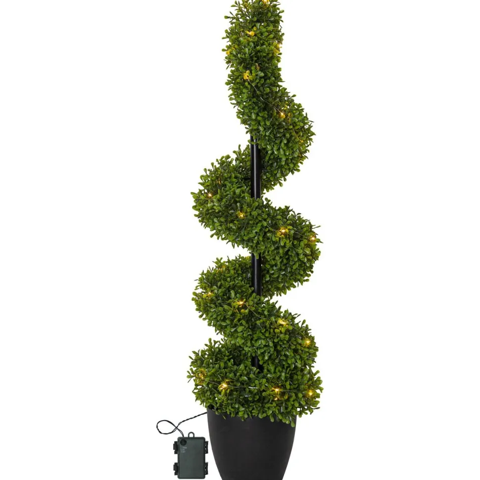 LED-koristepuu Star Trading Buxbom 65 cm vihreä