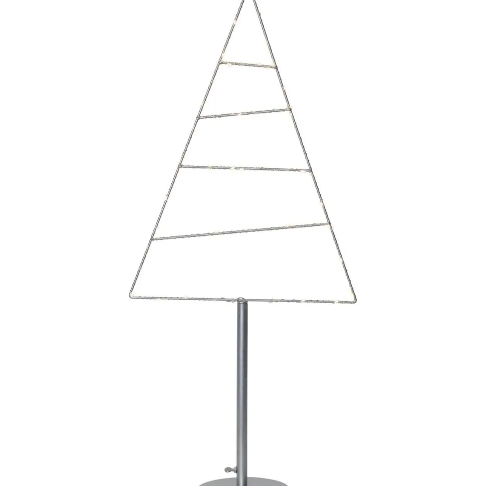 LED-koristepuu Star Trading Triangle 900x400x160mm hopea
