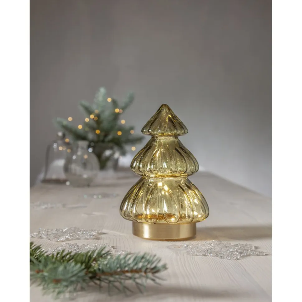 LED-koristevalo Star Trading Abete lasikuusi, 18cm, vihreä