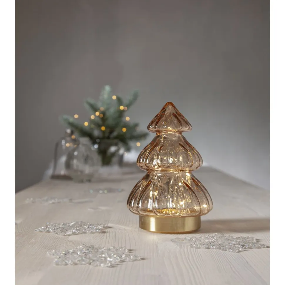 LED-koristevalo Star Trading Abete lasikuusi, 18cm, vihreä
