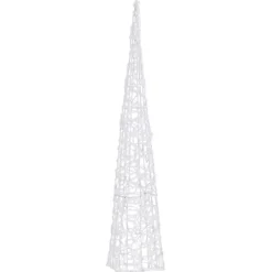 LED-koristevalokartio sininen akryyli 90 cm