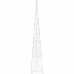 LED-koristevalokartio sininen akryyli 90 cm