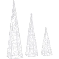 LED-koristevalokartiosarja sininen akryyli 30/45/60 cm