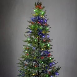 LED-kuusenvalosarja Star Trading Dew Drop Micro, 200cm, vihreä/RGB