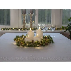 LED-kynttilä Star Trading Flamme, 9.5cm, valkoinen
