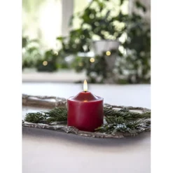 LED-kynttilä Star Trading Flamme, 9.5cm, valkoinen
