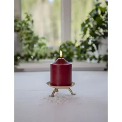 LED-kynttilä Star Trading Flamme, 9.5cm, valkoinen