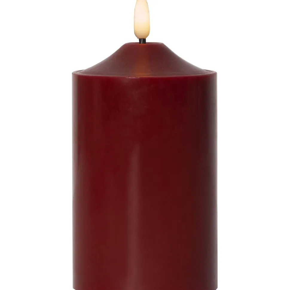 LED-kynttilä Star Trading Flamme, 9.5cm, valkoinen