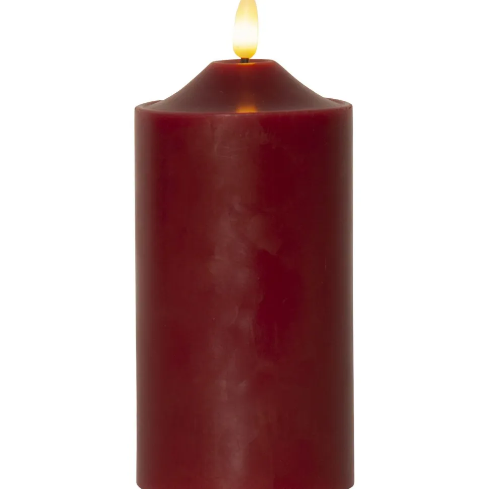 LED-kynttilä Star Trading Flamme, 9.5cm, valkoinen