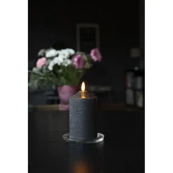 LED-kynttilä Star Trading Flamme, 9.5cm, valkoinen