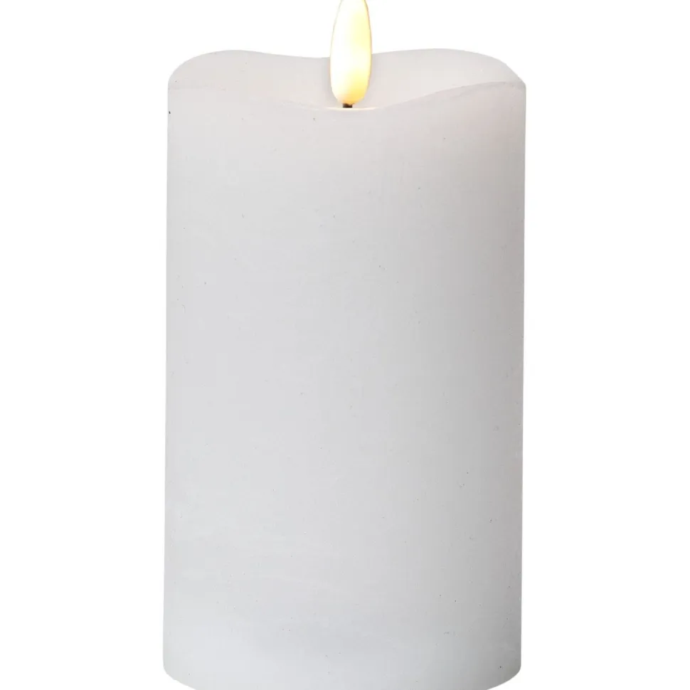 LED-kynttilä Star Trading Flamme, 14cm, valkoinen