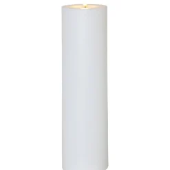 LED-kynttilä Star Trading Flamme Rak, 27.5cm, valkoinen