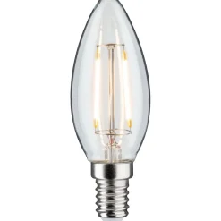 LED-kynttilälamppu Paulmann Plug & Shine, E14, DC 24V, 160lm, 2W, 3000K, filamentti, himmennettävä, kirkas