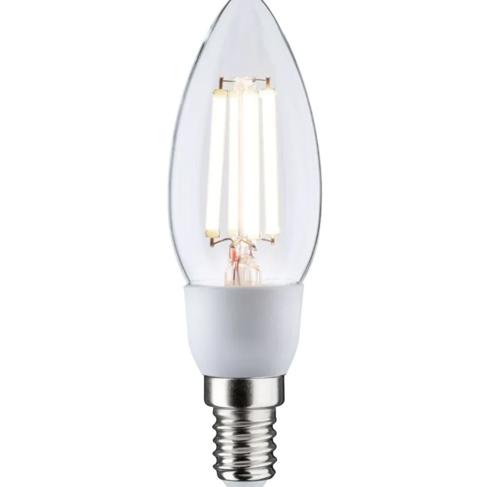 LED-kynttilälamppu Paulmann Eco-Line Candle, E14, 525lm, 2.5W, 4000K, filamentti, kirkas