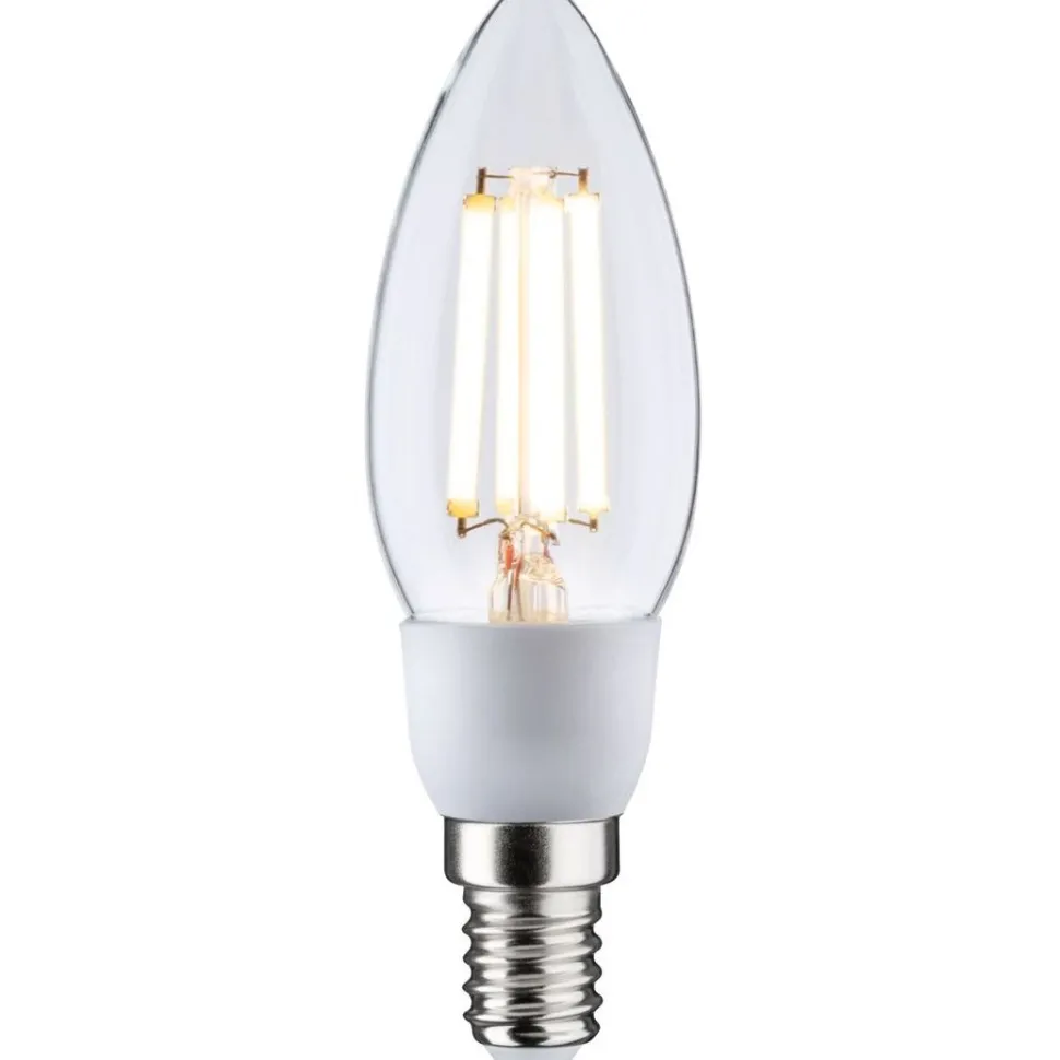 LED-kynttilälamppu Paulmann Eco-Line Candle, E14, 525lm, 2.5W, 3000K, filamentti, kirkas