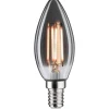 LED-kynttilälamppu Paulmann 1879 Edition Candle, E14, 145lm, 4W, 1800K, filamentti, himmennettävä, savulasi