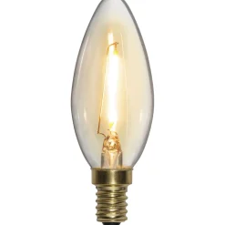 LED-kynttilälamppu Star Trading Soft Glow 353-03-1 Ø35x98mm E14 kirkas 0.8W 2100K 70lm