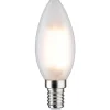 LED-kynttilälamppu Paulmann Candle, E14, 806lm, 5.9W, 2700K, filamentti, himmennettävä, matta