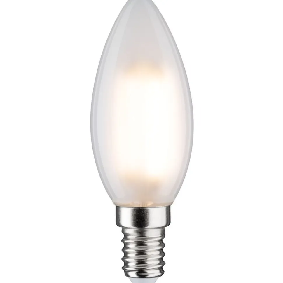 LED-kynttilälamppu Paulmann Candle, E14, 806lm, 5.9W, 2700K, filamentti, himmennettävä, matta