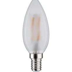 LED-kynttilälamppu Paulmann Candle, E14, 470lm, 5W, 4000K, filamentti, himmennettävä, matta