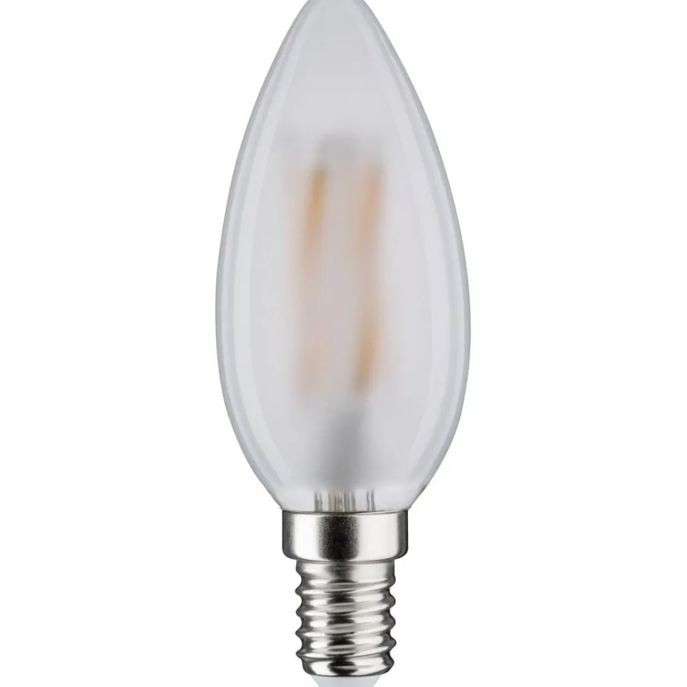 LED-kynttilälamppu Paulmann Candle, E14, 470lm, 5W, 4000K, filamentti, himmennettävä, matta