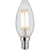 LED-kynttilälamppu Paulmann Candle, E14, 470lm, 4.5W, 2700K, filamentti, kirkas