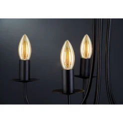 LED-kynttilälamppu Paulmann Candle, E14, 160lm, 2W, 1700K, filamentti, kulta