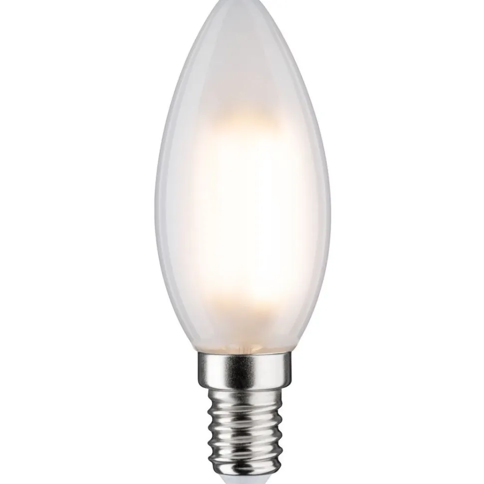 LED-kynttilälamppu Paulmann Candle, E14 806lm, 6.5W, 2700K, filamentti, matta