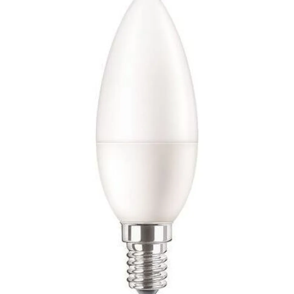 LED-kynttilälamppu Philips CorePro ND5-40W E14 827 FR 470lm 10 kpl