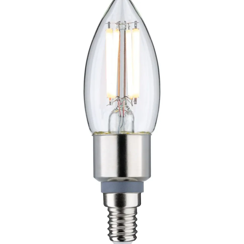 LED-kynttilälamppu Pulmann Candle, E14, 470lm, 5W, filamentti, säädettävä värilämpötila, kirkas