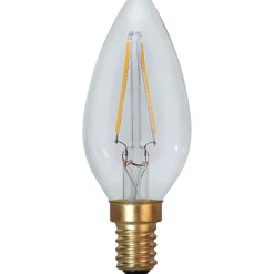 LED-kynttilälamppu Star Trading Soft Glow 353-01-1 Ø35x95mm E14 kirkas 1.5W 2100K 120lm