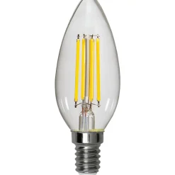 LED-kynttilälamppu Star Trading 351-07 Ø35x97mm E14 kirkas 5.9W 3000K 806lm