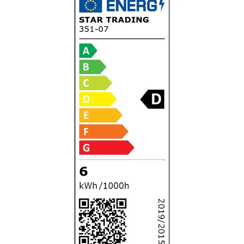 LED-kynttilälamppu Star Trading 351-07 Ø35x97mm E14 kirkas 5.9W 3000K 806lm