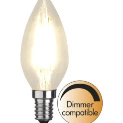 LED-kynttilälamppu Star Trading 351-03-1 Ø35x98mm E14 kirkas 4.2W 2700K 470lm