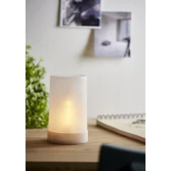 LED-kynttilä Star Trading Flame Candle, 14.5cm, valkoinen