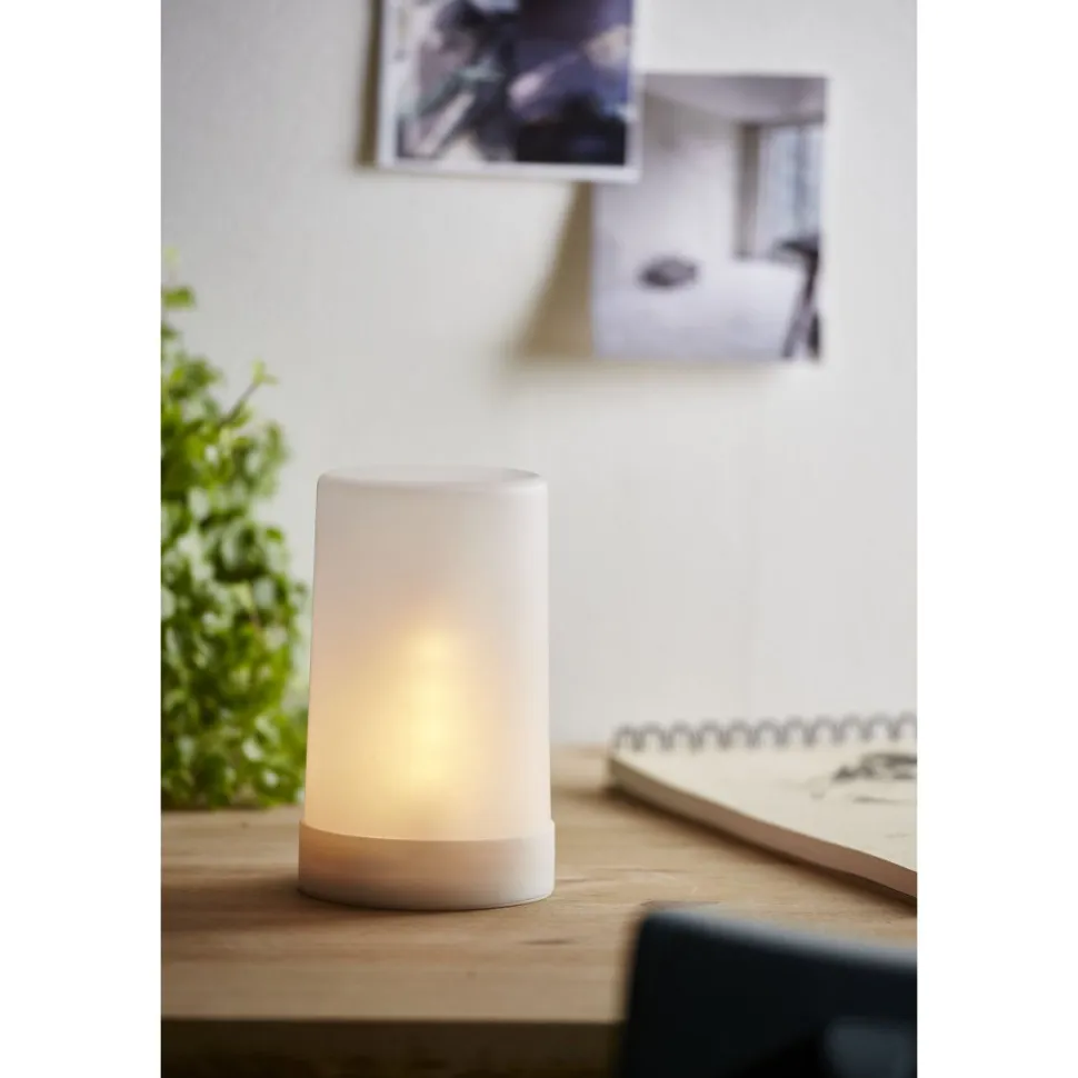 LED-kynttilä Star Trading Flame Candle, 14.5cm, valkoinen