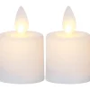 LED-kynttilä Star Trading M-Twinkle, 6cm, 2kpl, valkoinen