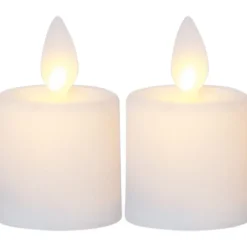 LED-kynttilä Star Trading M-Twinkle, 6cm, 2kpl, valkoinen