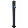 LED-laiturivalaisin Savorak, 99cm, pistorasialla, rst, musta