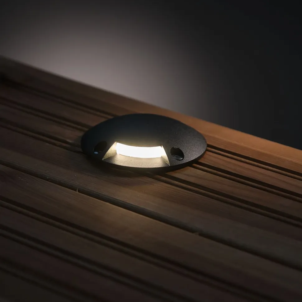 LED-laiturivalaisin FTLIGHT Marina I 1,5W 24V 4000K IP67 musta alumiini