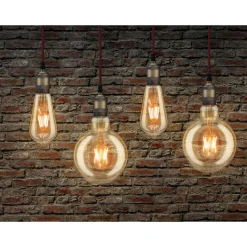 LED-lamppu Paulmann 1879 Filament Rustika E27 470lm 6W 1800K 3-Step-Dim himmennettävä kulta