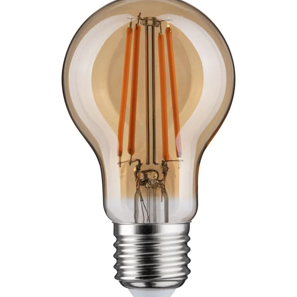 LED-lamppu Paulmann 1879 Filament Pear E27 470lm 6W 1800K 3-Step-Dim himmennettävä kulta
