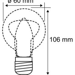 LED-lamppu Paulmann Eco-Line Filament E27 1521lm 7.2W 3000K kirkas