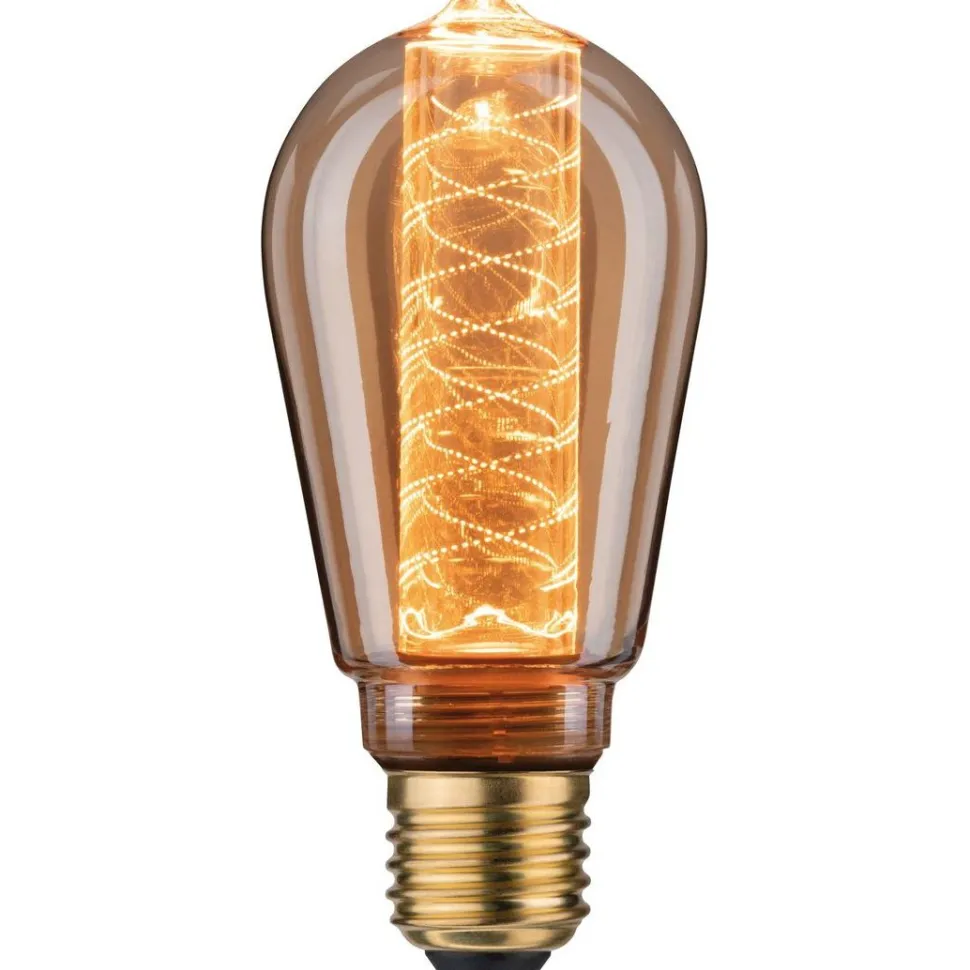 LED-lamppu Paulmann Inner Glow Edition Corn Corn Spiral, E27, 120lm, 3.6W, 1800K, himmennettävä, kulta