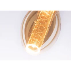 LED-lamppu Paulmann Inner Glow Edition Pear Spiral, E27, 230lm, 4W, 1800K, kulta