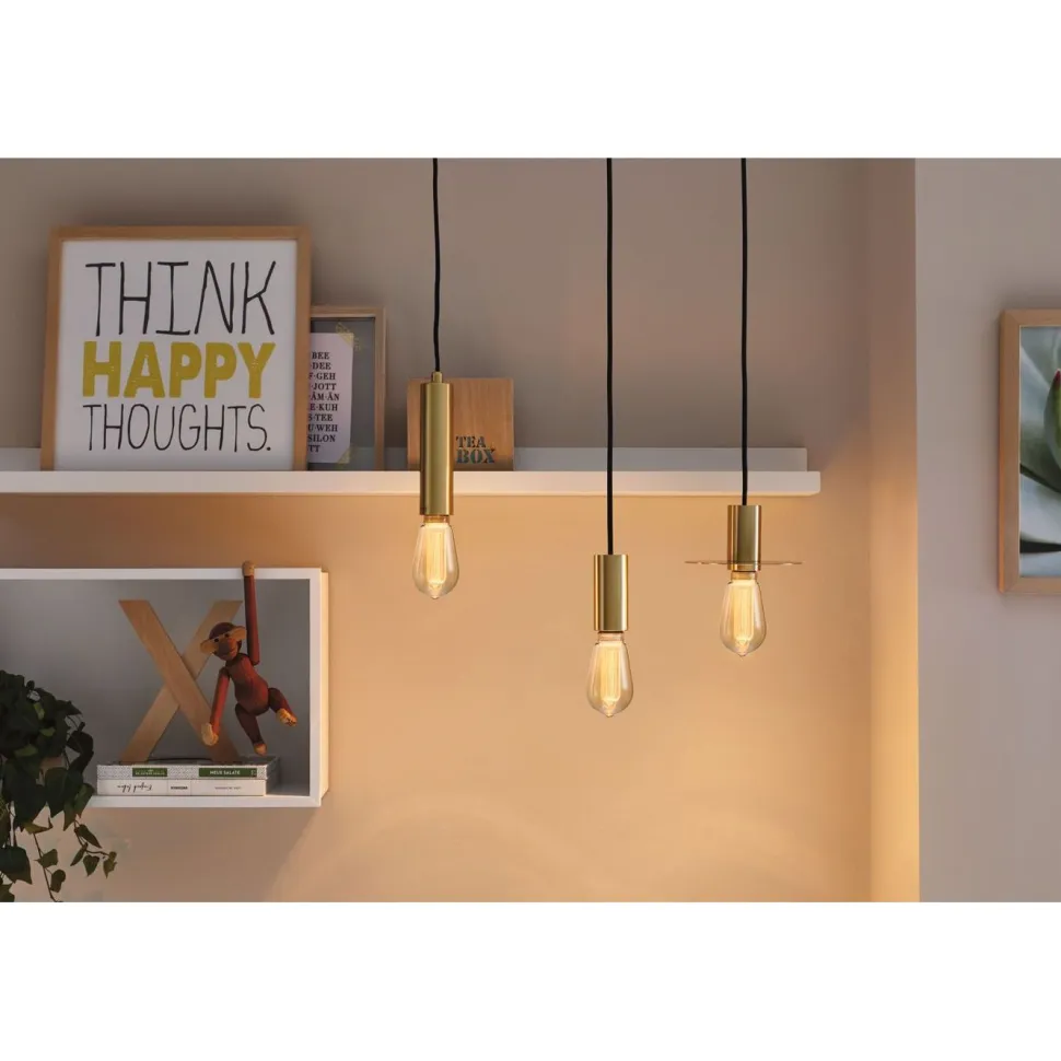LED-lamppu Paulmann Inner Glow Edition Corn Arc, E27, 160lm, 3.5W, 1800K, kulta