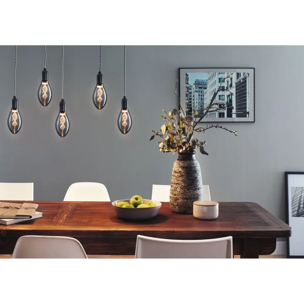 LED-lamppu Paulmann Inner Glow Edition Pear Helix, E27, 90lm, 3.5W, 1800K, savulasi