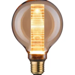 LED-lamppu Paulmann Inner Glow Edition Globe Ring, E27, 230lm, 4W, 1800K, kulta