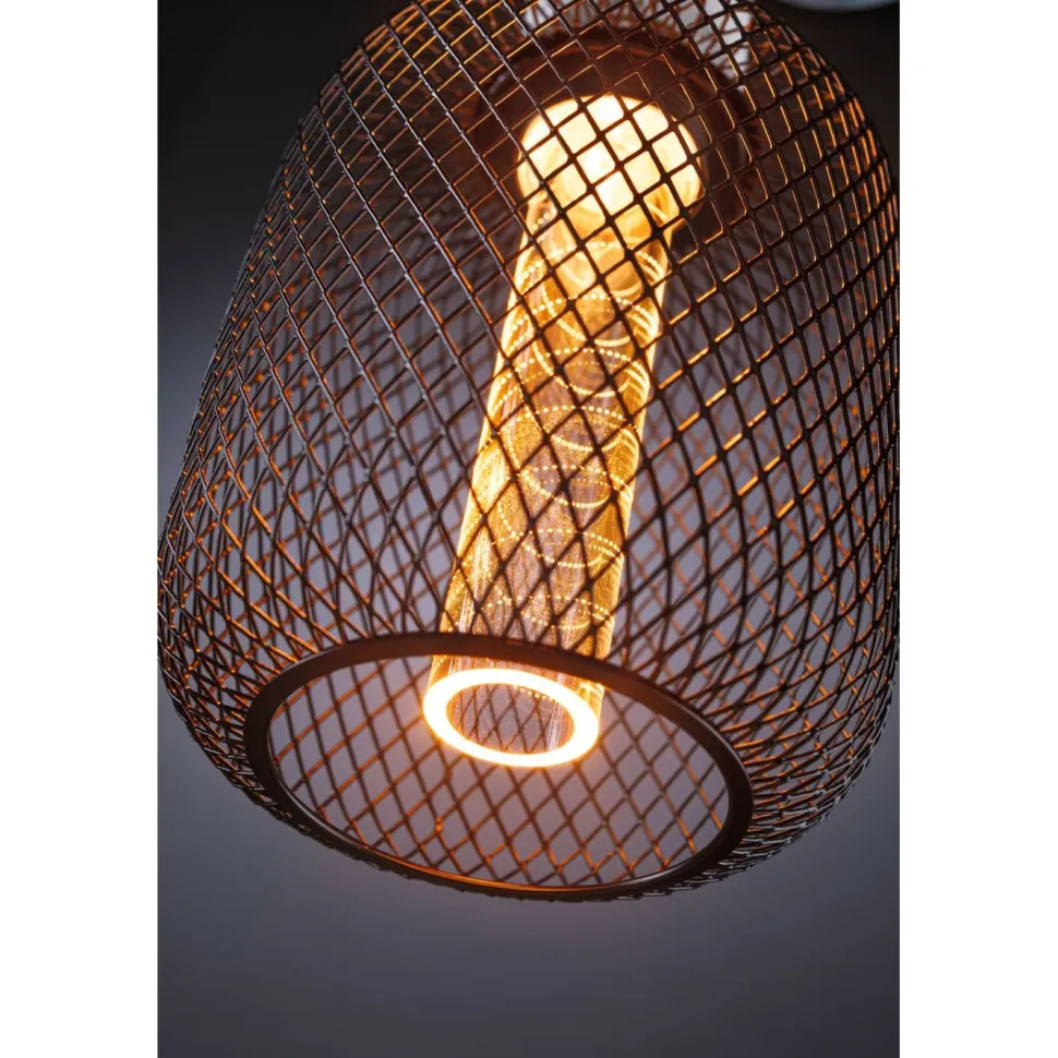 LED-lamppu Paulmann Metallic Glow Illuminant Zyl, E27, Spiral, 200lm, 4.2W, 1800K, musta